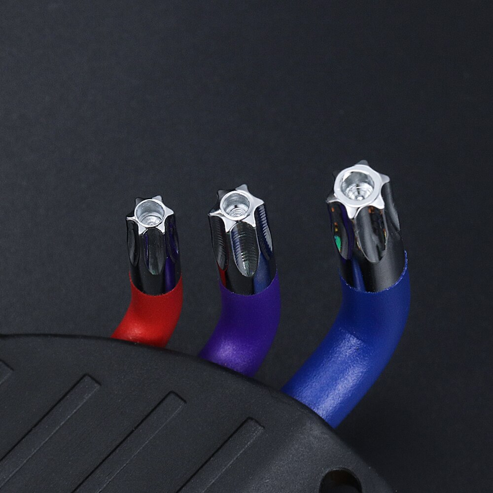 Allen Key Set Hex Wrench Screwdriver Set Hexagon Spanner Universal 9Pcs Ball End Torx Star Keys Tool L Type Hand Tools Kit - Image 4