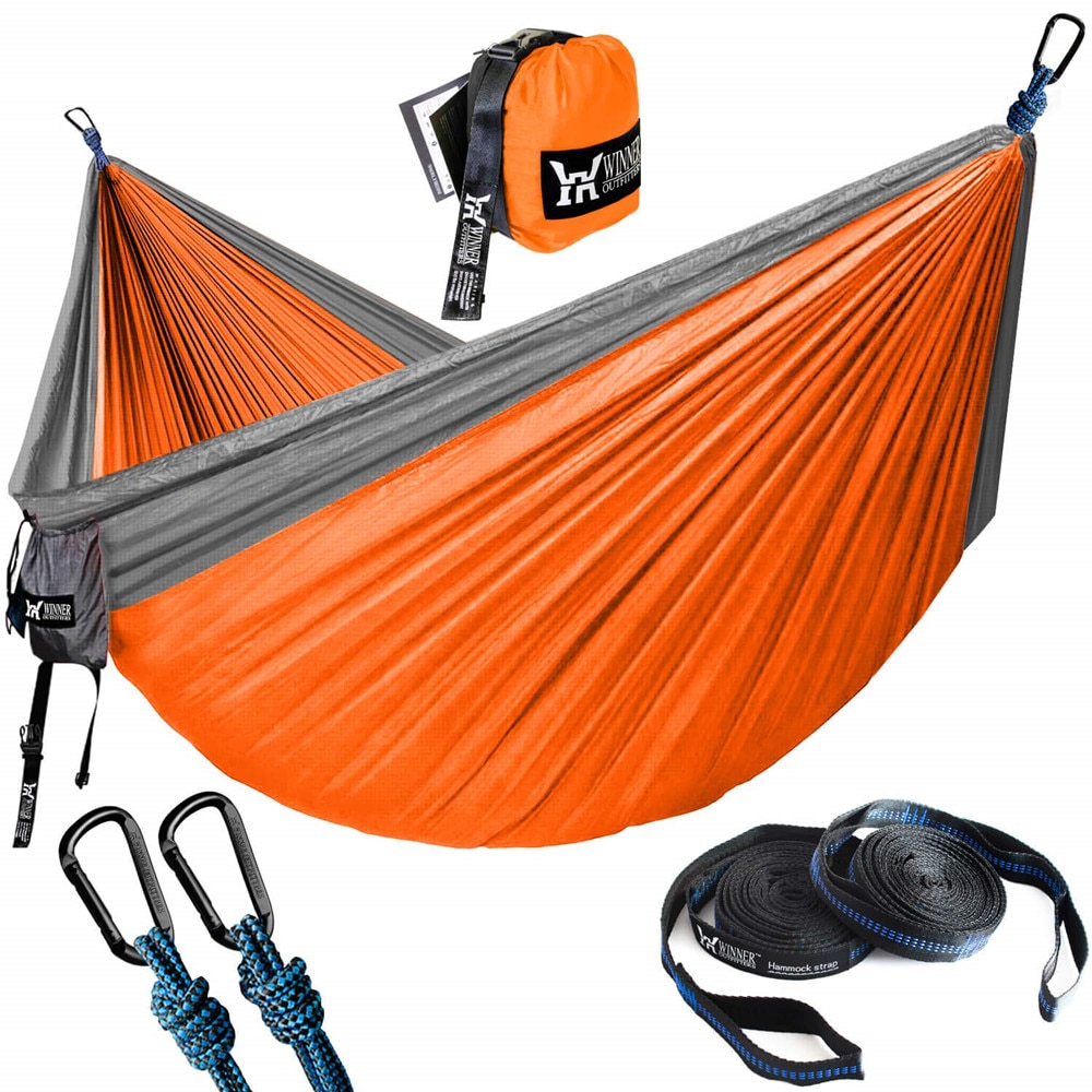 Upgrade Camping Hammock Outdoor Tourist Hanging Hammocks Portable Parachute Nylon Hiking Hammock For Backpacking Travel - Image 2