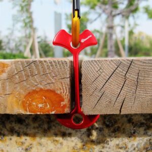 4pcs Lengthen Floor Nail Camp Wind Rope Tent Peg Path Deck Anchor Chains Linked Bone Nails Tent Nail 7.8x3.5cm