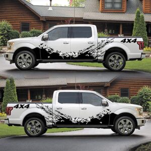 Alternative view of Car sticker 4 x4 cross-country graphics vinyl decals for mitsubishi L200 Toyota Hilux Tundra dodge ram NAVARA truck accessories