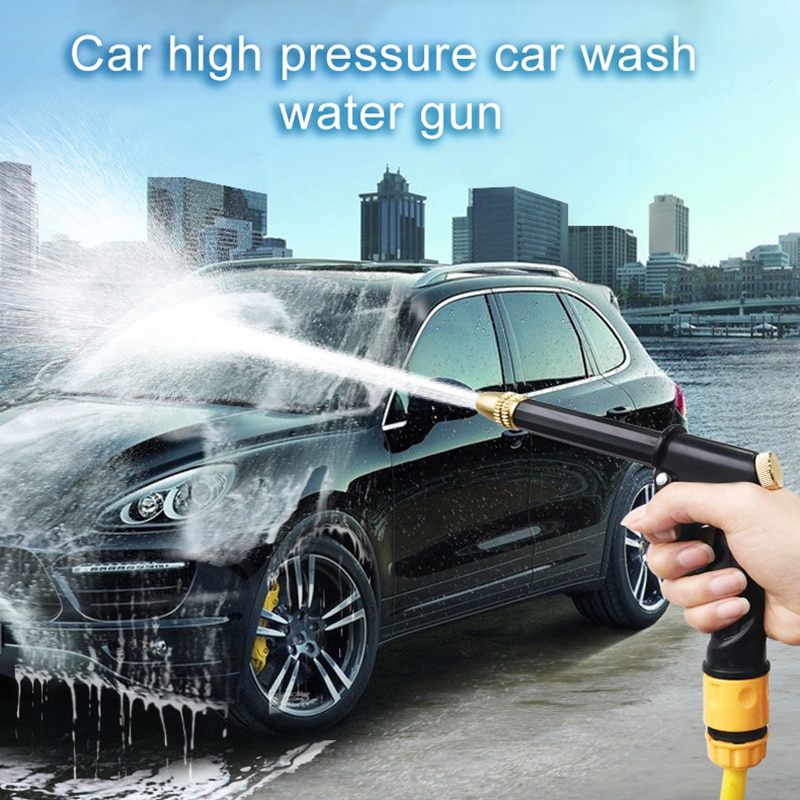 Portable High-pressure Water Gun For Cleaning Car Wash Machine Garden Watering Hose Nozzle Sprinkler Foam Water Gun dropship - Image 2