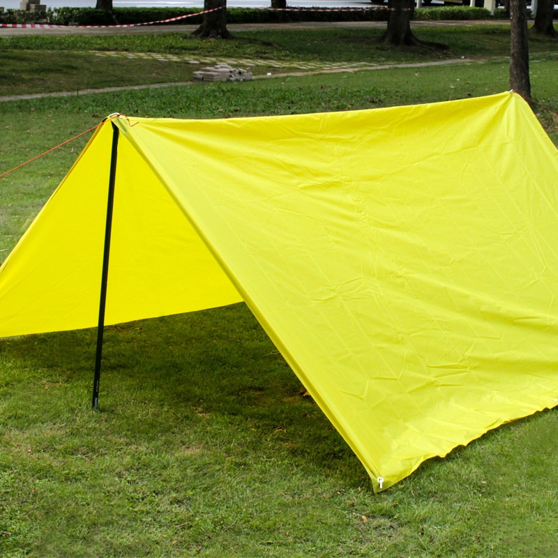 Ultralight Sun Shelter Camping Mat Beach Tent Pergola Awning Canopy 5 Colors 190T Taffeta Tarp Waterproof Camping Sunshelter - Image 2